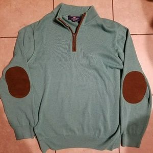 Vineyard vines quarter zip sweater pima cotton